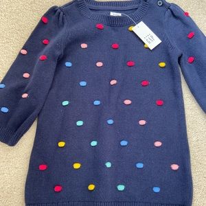 NWT beautiful toddler sweater dress